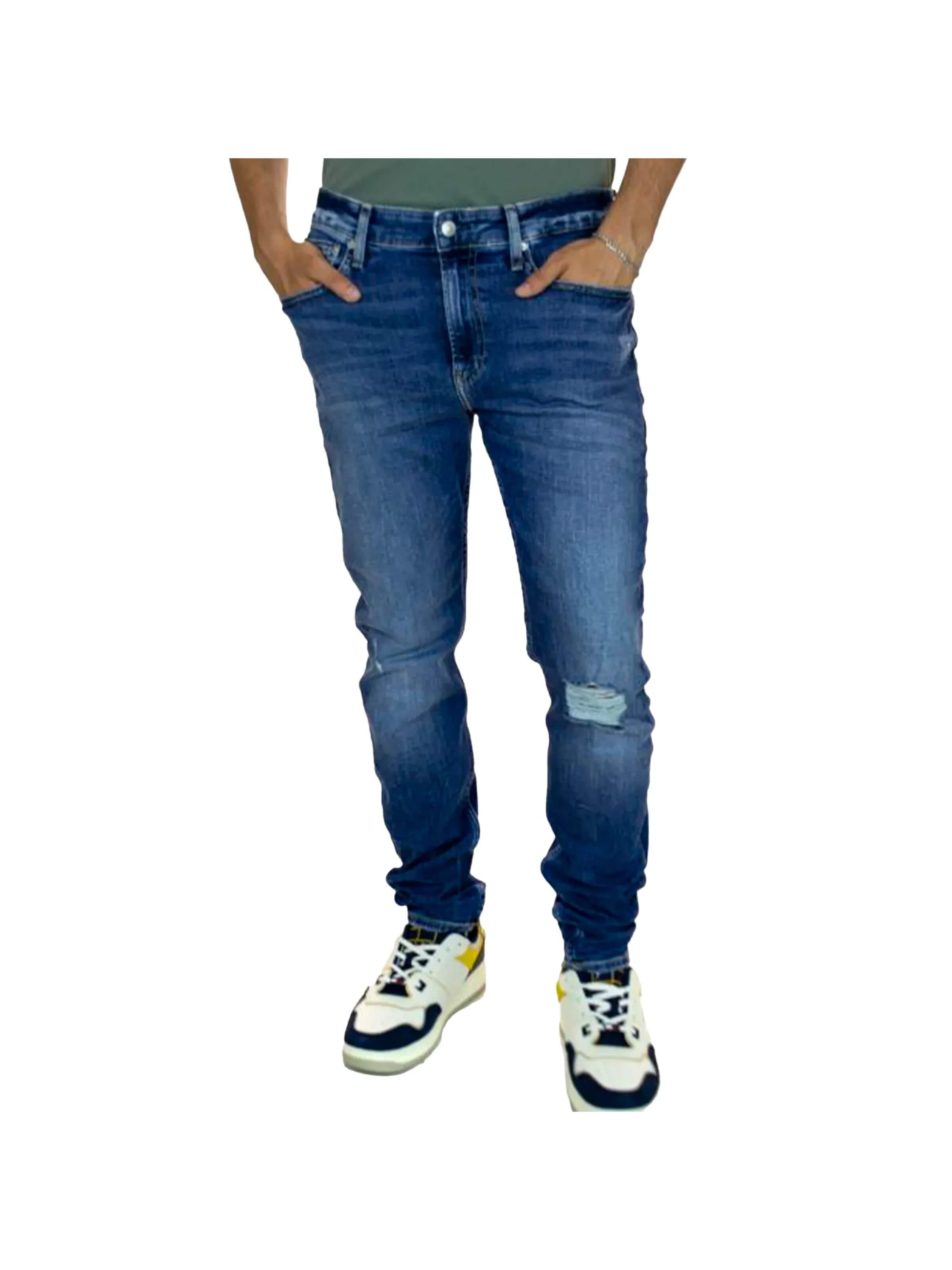 Calvin Klein - regular Vaquero 'Slim taper' en azul: frente