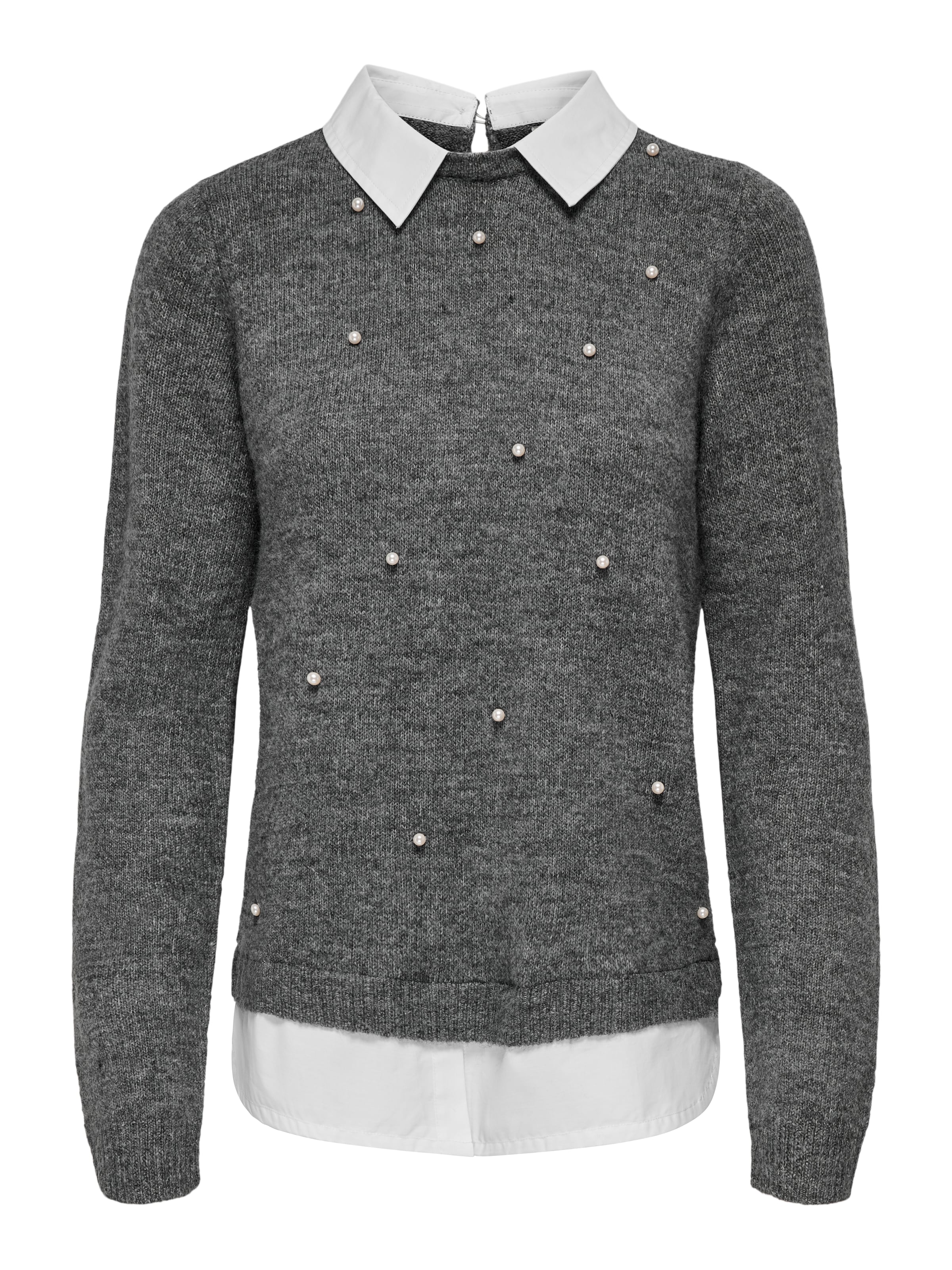 JDY Πουλόβερ 'JDYDrea Nia' σε γκρι: μπροστά