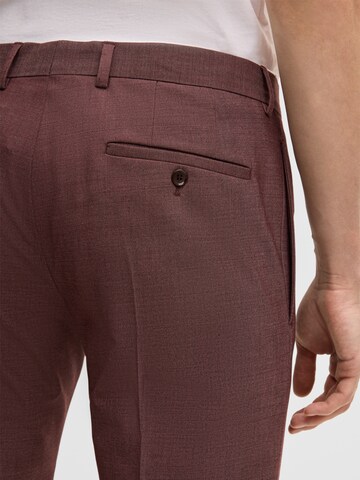Coupe slim Pantalon chino 'Kynd' STRELLSON en rouge