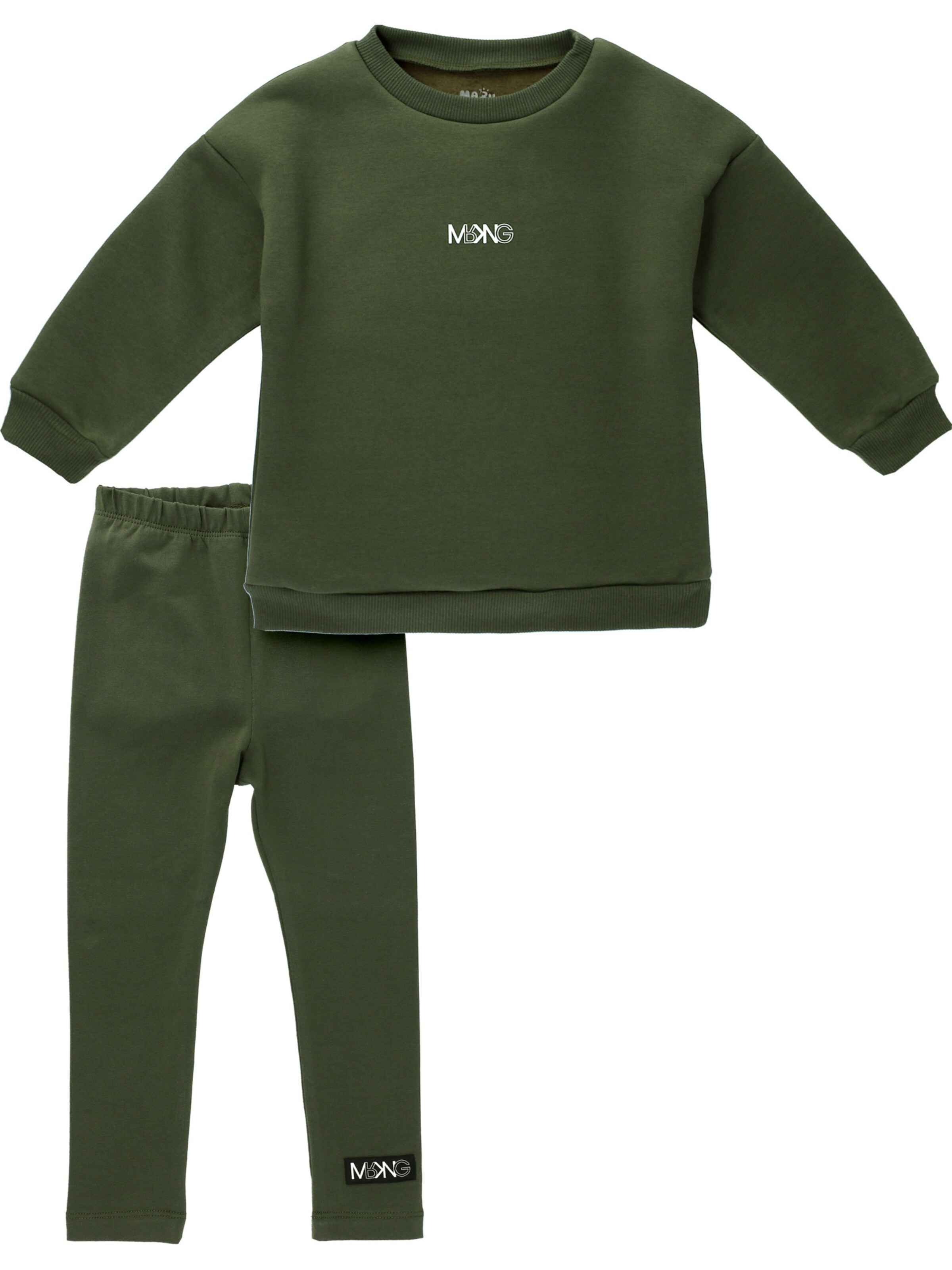 MaBu Kids - Conjunto 'Mrkng' en verde: frente