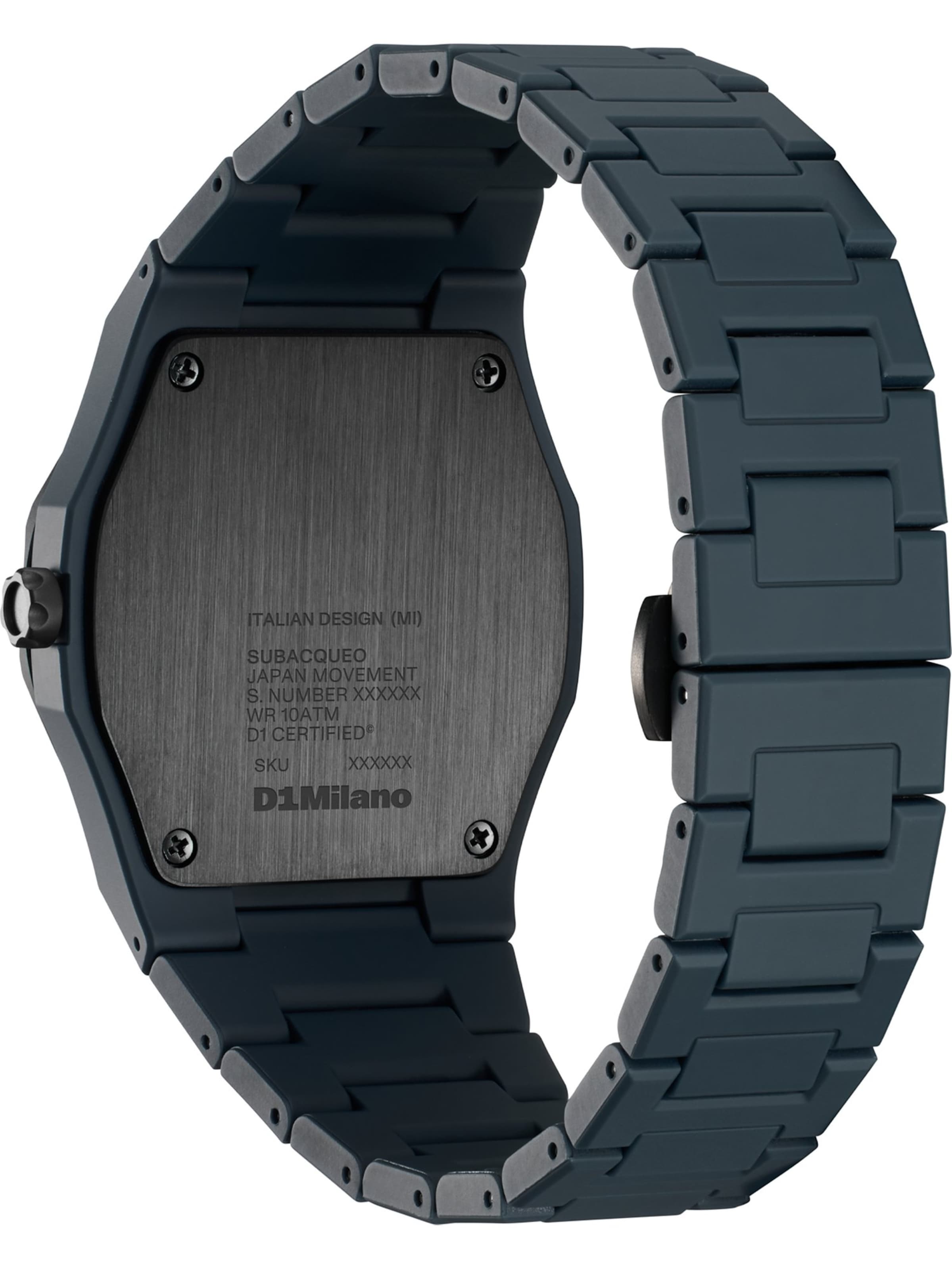 D1 Milano Analoguhr in Blau