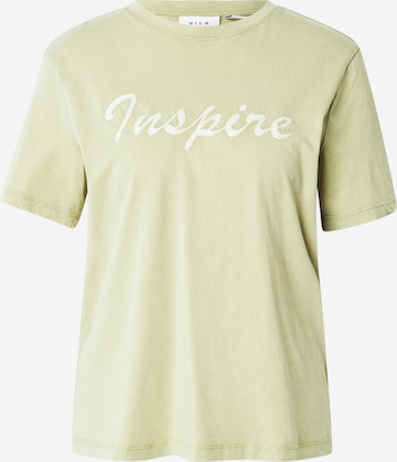 VILA - Camiseta 'VISYBIL INSPIRE' en verde: frente
