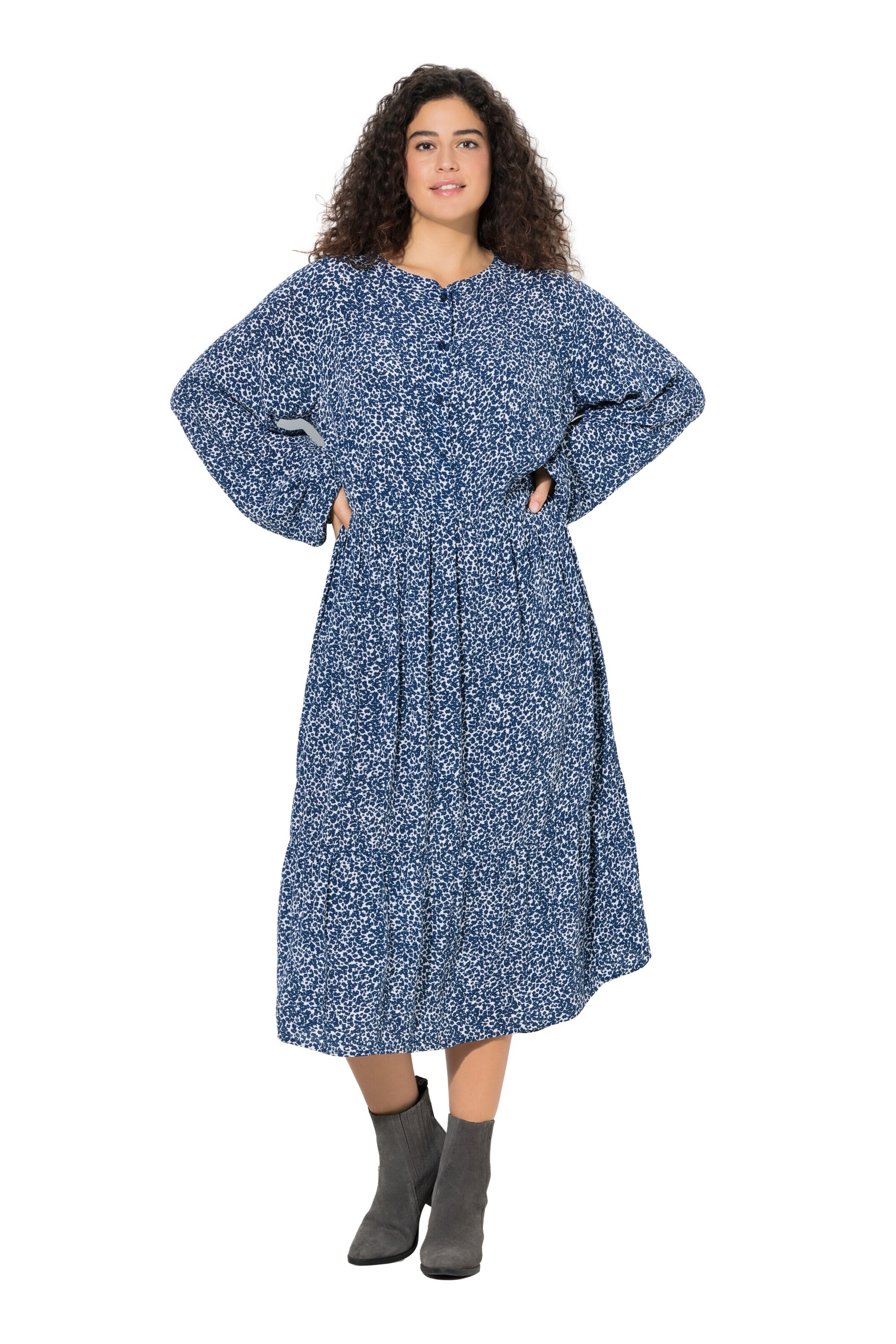 Ulla Popken Jurk in Blauw