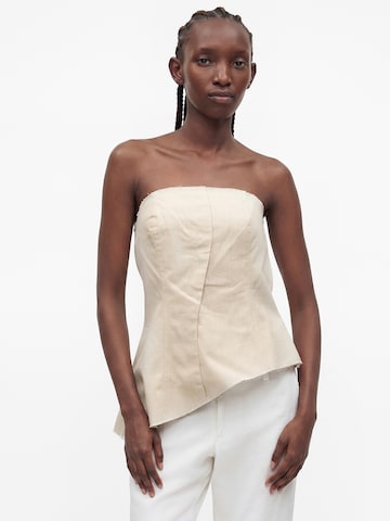 Haut 'SINA' TOPSHOP en gris