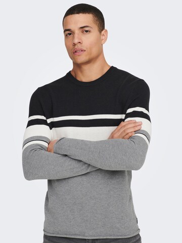 Only & Sons Pullover 'Niguel' i blå