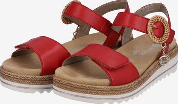 REMONTE Sandalen met riem in Rood