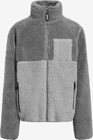 BENCH Fleece jas 'Pepito' in Grijs: voorkant