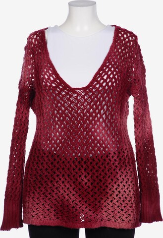 PLEASE Sweater & Cardigan in XXL in Red: front