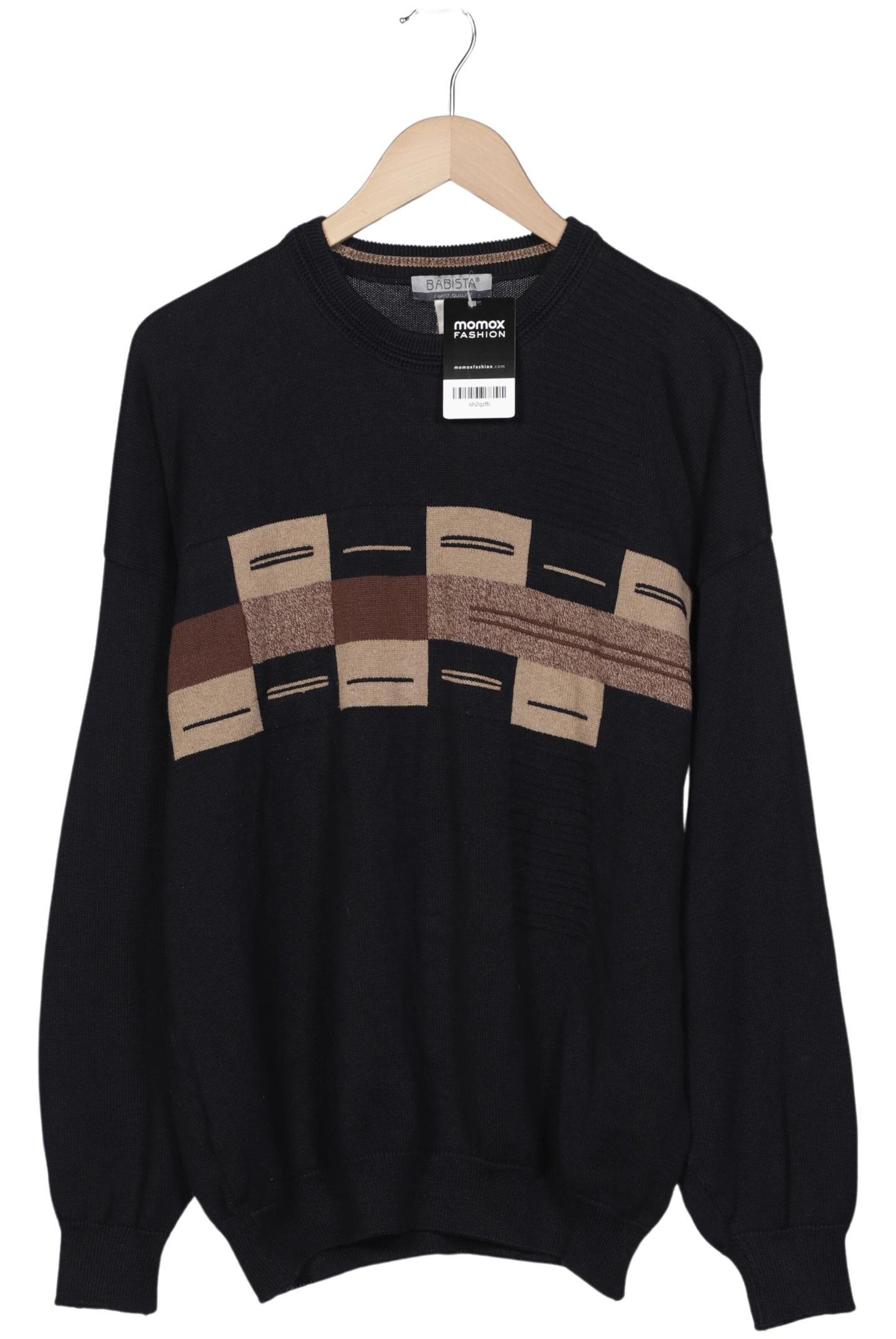 BABISTA Sweater & Cardigan in XXXL in Black: front