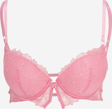 Women' Secret Push-up Bra in Pink: front