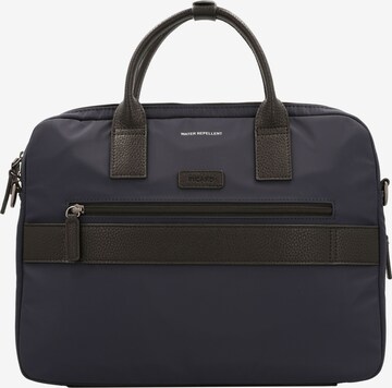 Picard Document Bag 'S'pore' in Blue: front