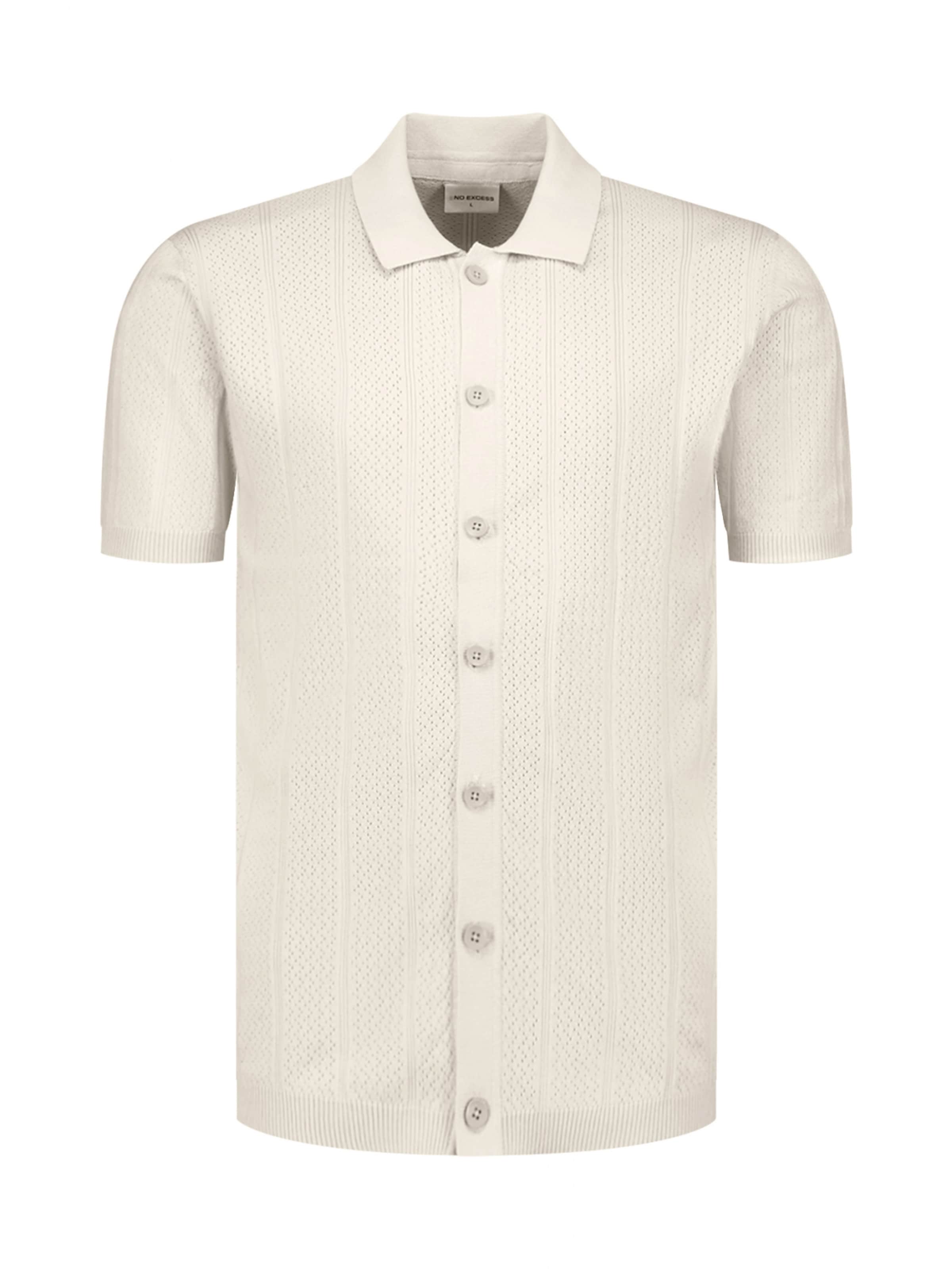 No Excess Knit cardigan in Beige: front