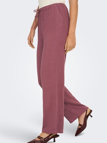 ONLY Regular Trousers 'ONLSiesta' in Brown