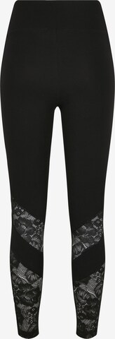 Skinny Leggings de la Urban Classics pe negru