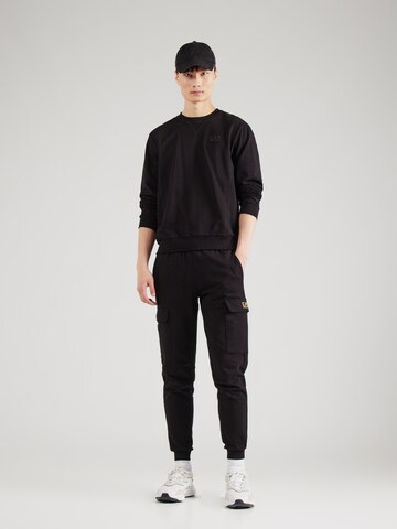 EA7 Emporio Armani Μπλούζα φούτερ σε μαύρο