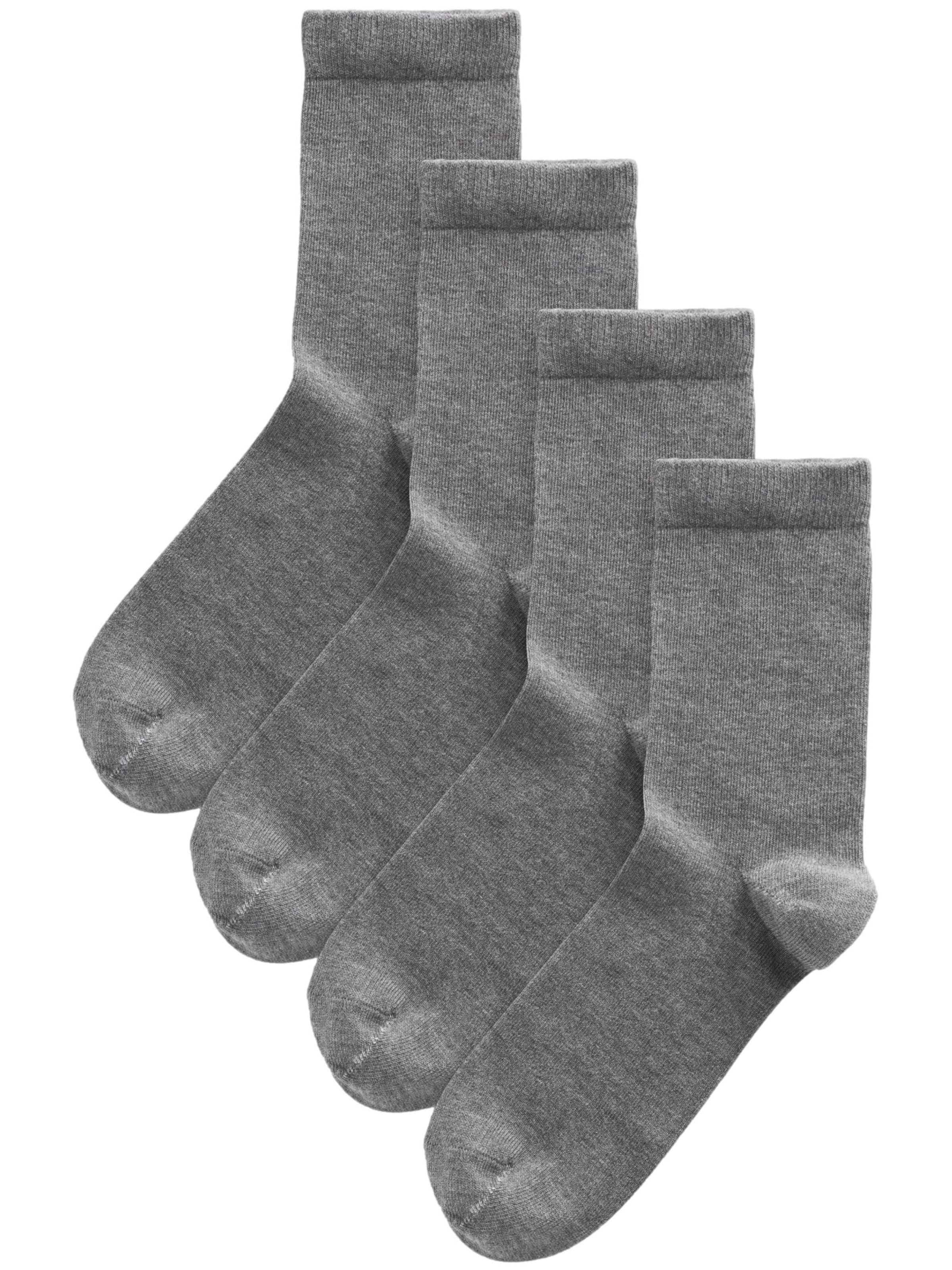 Next Socken in Grau: Vorderseite