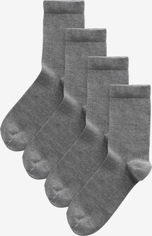 Next Socken in Grau: Vorderseite