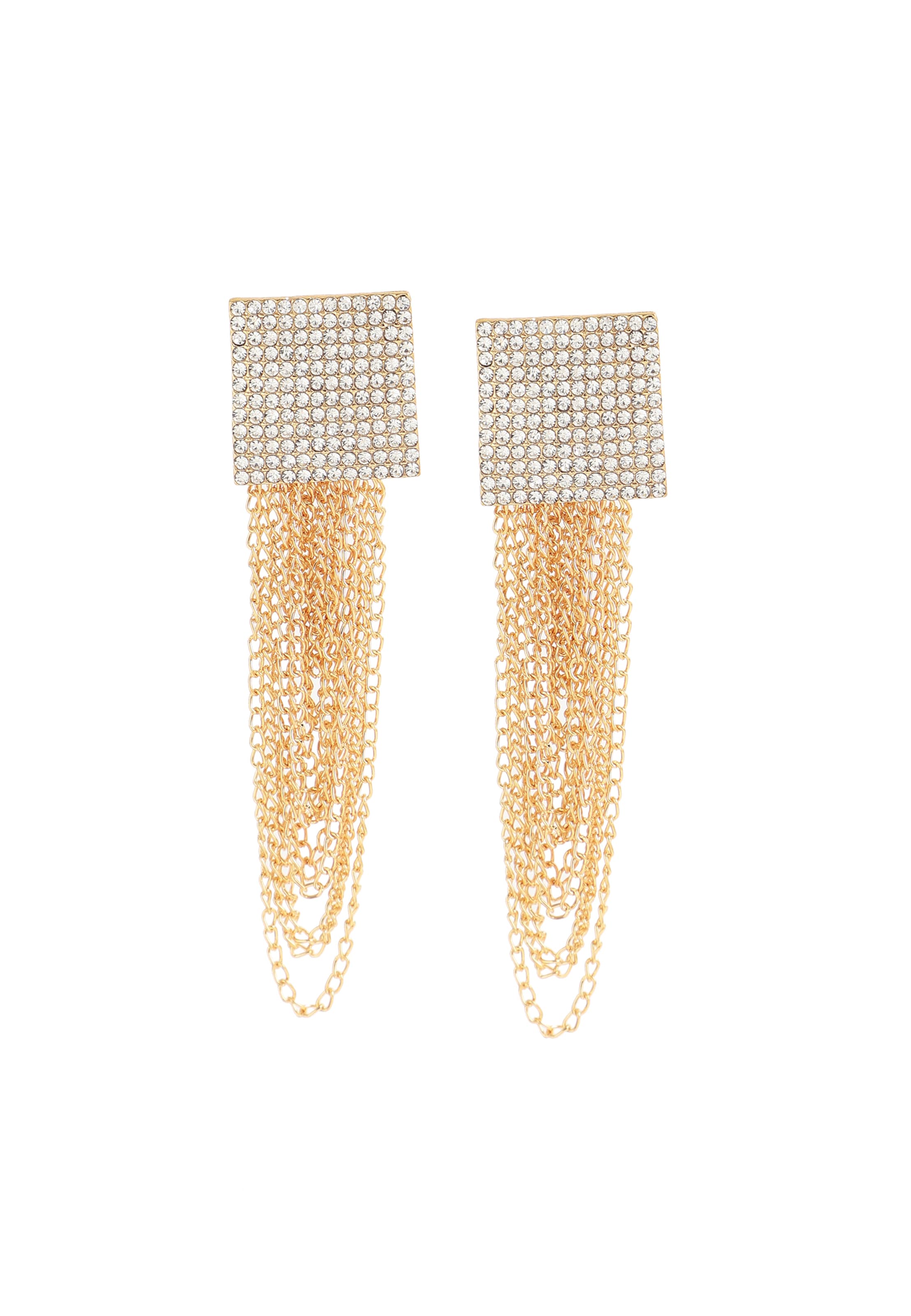 Boucles d'oreilles 'Kacey ' SOHI en or : devant