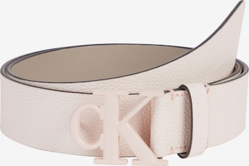 Calvin Klein Jeans Belt in Beige: front