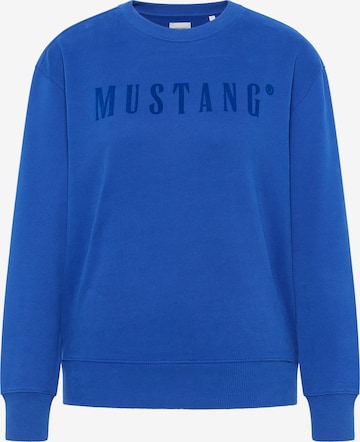 MUSTANG Sweatshirt in Blau: predná strana