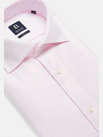 Boggi Milano Slim fit Overhemd in Roze