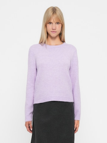 JDY - Pullover 'JDYMARINA' em roxo: frente