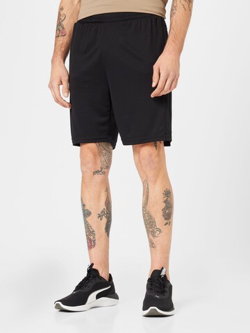 Regular Pantalon de sport Hummel en noir : devant