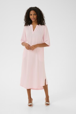 Kaffe Jurk 'Milia' in Roze: voorkant