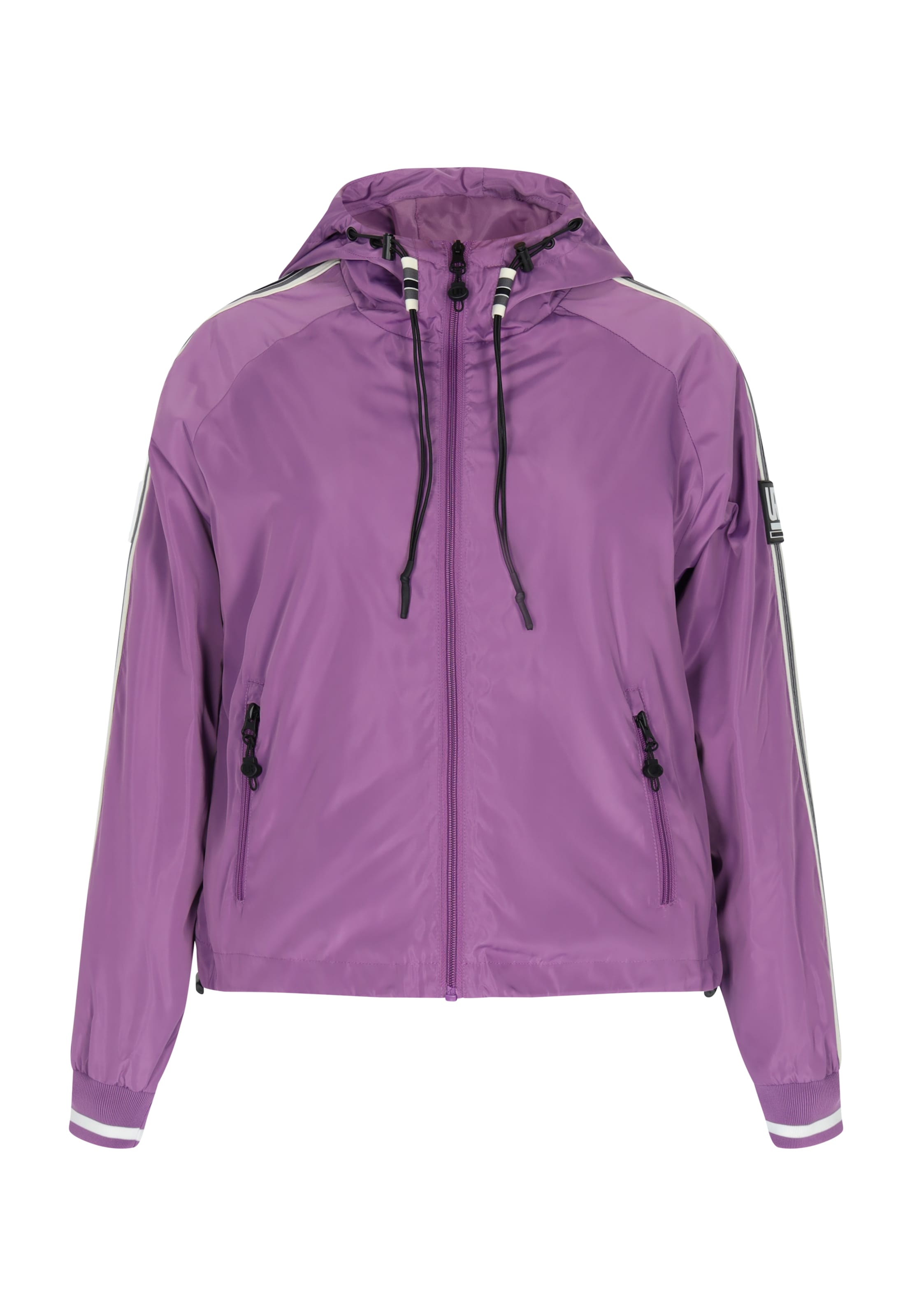 urban rain by Schmuddelwedda Between-season jacket in Purple: front