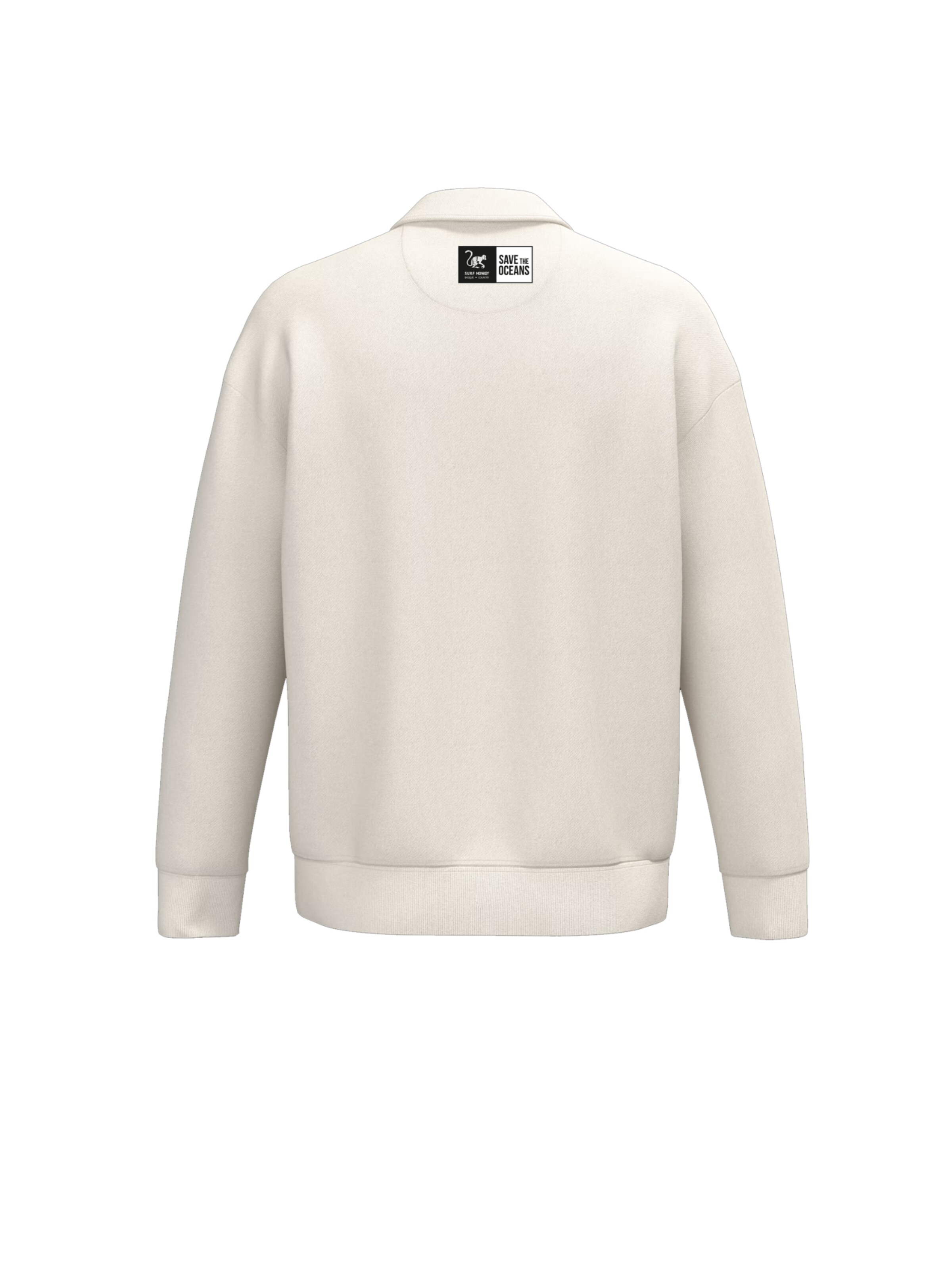 Sweat-shirt Surf Monkey en blanc