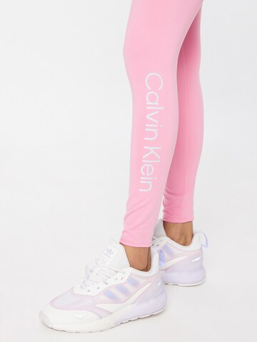 Calvin Klein Sport Slim fit Pants in Pink