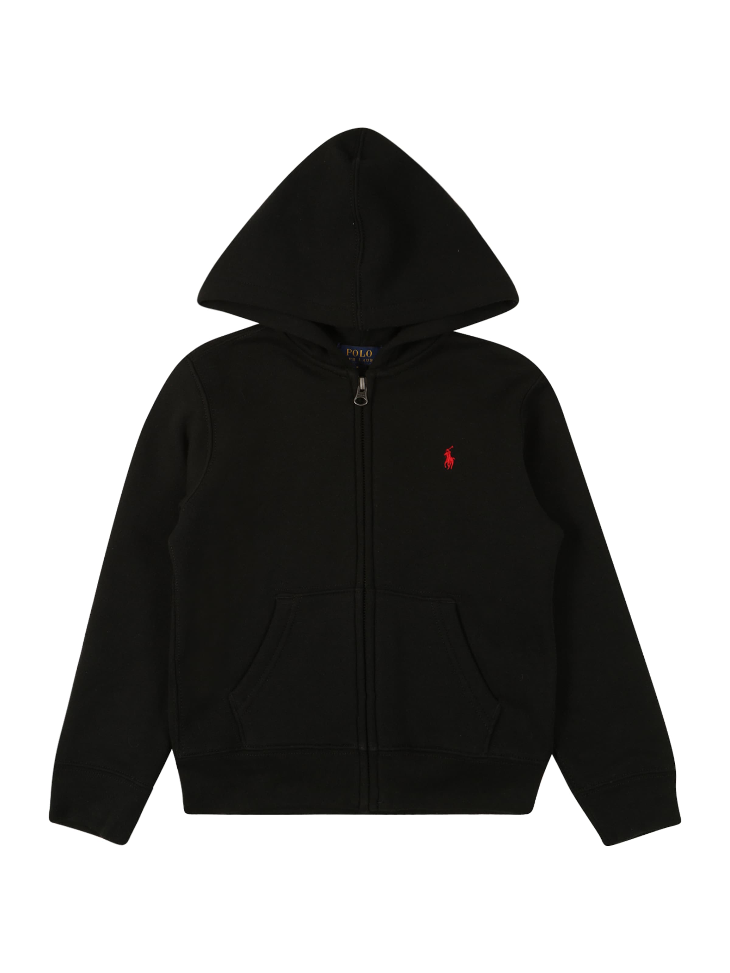 Veste de survêtement Polo Ralph Lauren en noir : devant