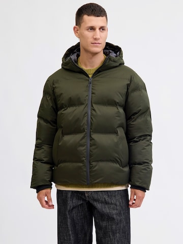 JACK & JONES Zimná bunda 'JJKaito' - Zelená: predná strana