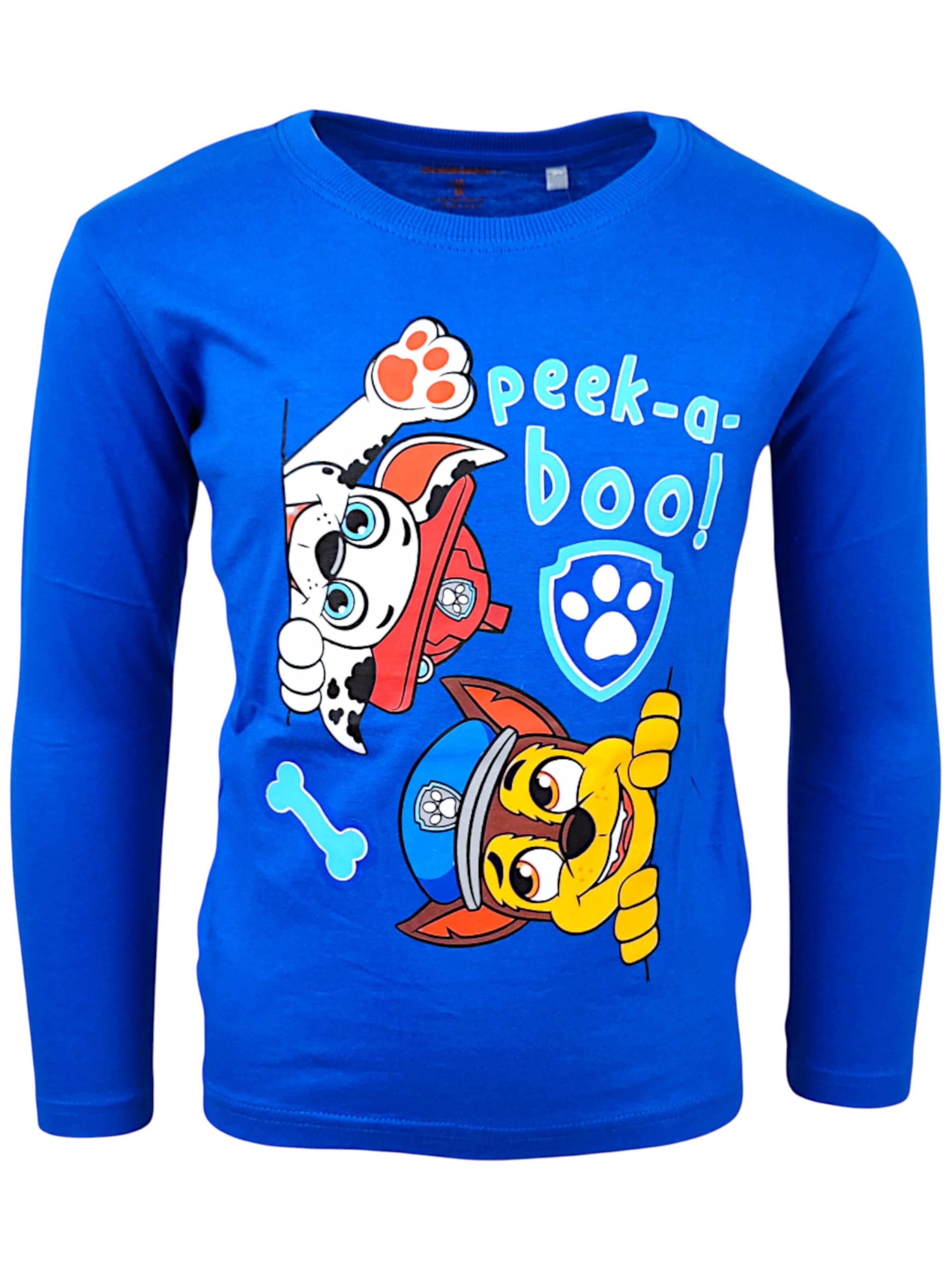 Paw Patrol Shirt 'PAW Patrol'‌‌‌‌‌‌‌‌‌‌ in Blau: Vorderseite