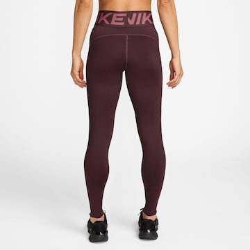 NIKE Skinny Παντελόνι φόρμας σε κόκκινο