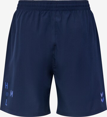 Hummel Regular Sportshorts in Blau