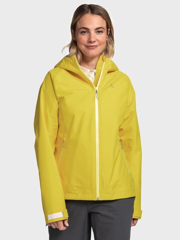 Schöffel Outdoor jacket 'Wamberg' in Yellow: front