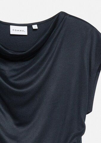COMMA T-Shirt in Blau