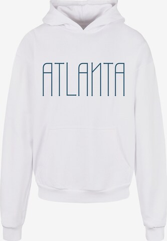 Sweat-shirt 'Atlanta' Merchcode en blanc : devant
