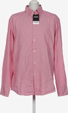 HUGO Button Up Shirt in XL in Pink: front