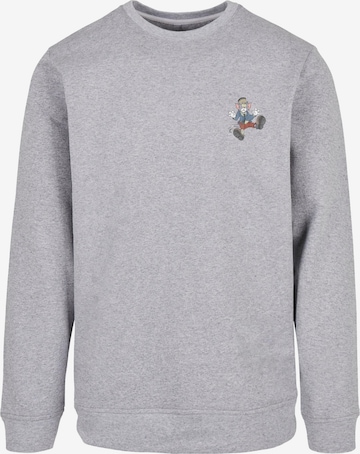 ABSOLUTE CULT Sweatshirt 'Tom and Jerry - Frankenstein Tom' in Grijs: voorkant