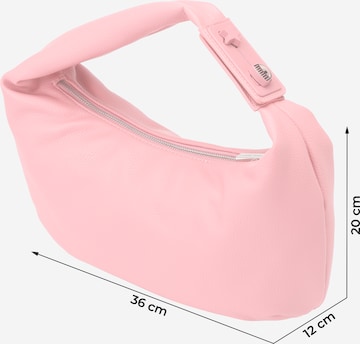 Borsa a mano 'RANGE E - EYE STAR' di Chiara Ferragni in rosa: frontale