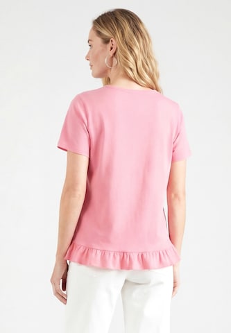 T-shirt usha BLUE LABEL en rose