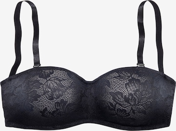 NUANCE Bandeau Bra in Black: front