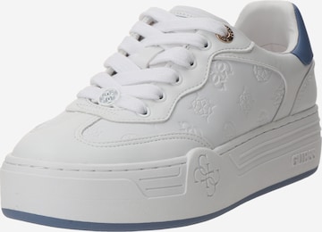 GUESS - Zapatillas deportivas bajas 'SWOLE' en blanco: frente