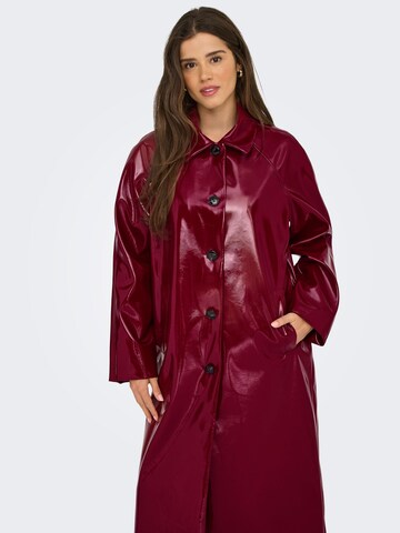 Manteau mi-saison 'ONLJoy' ONLY en rouge