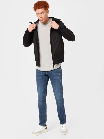 TOM TAILOR DENIM Jacke in Schwarz