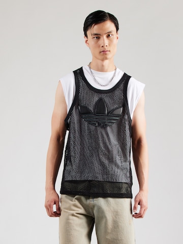 Maglietta di ADIDAS ORIGINALS in nero: frontale