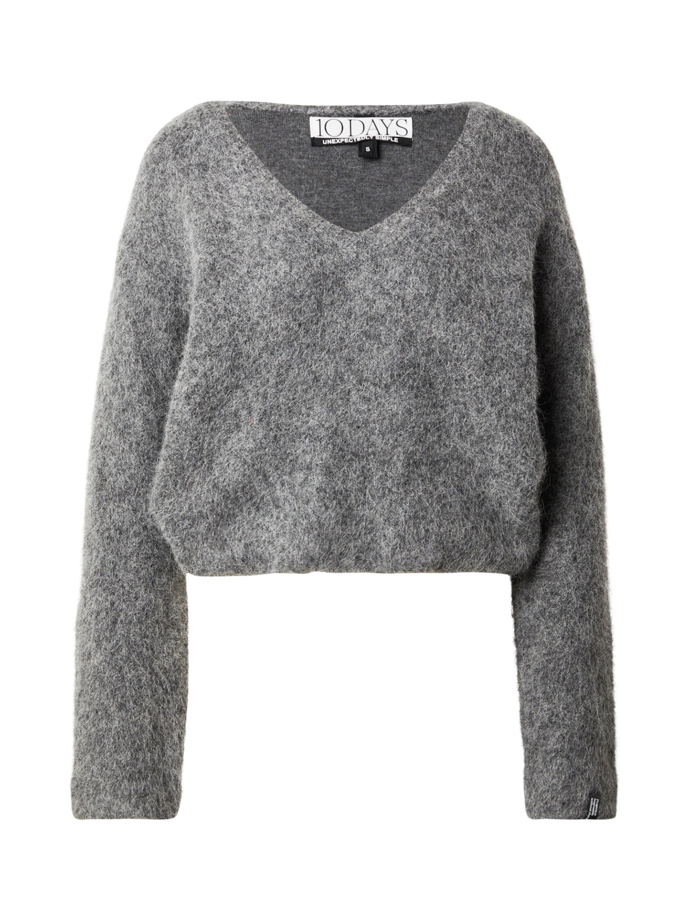 10Days Pullover i grå: forside