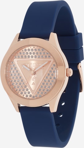 mėlyna GUESS Analoginis (įprasto dizaino) laikrodis: priekis